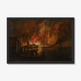 Nightly Fire over Dutch City by Egbert van der Poel - thumbnail_1_bf_673c89095e0c5e198f5ec55b